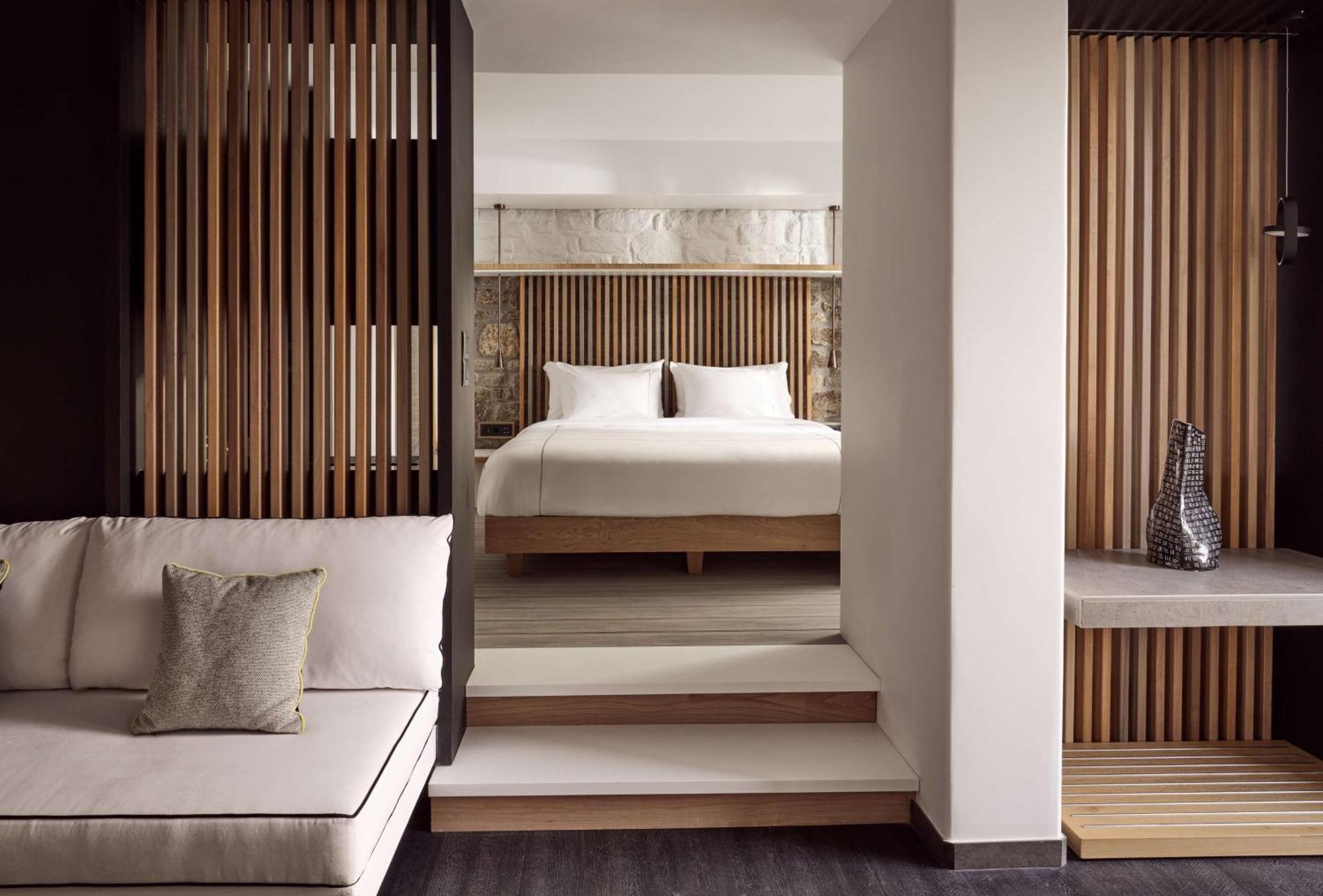 Semeli Coast Mykonos Curio Collection By Hilton Merchia Beach Exterior foto