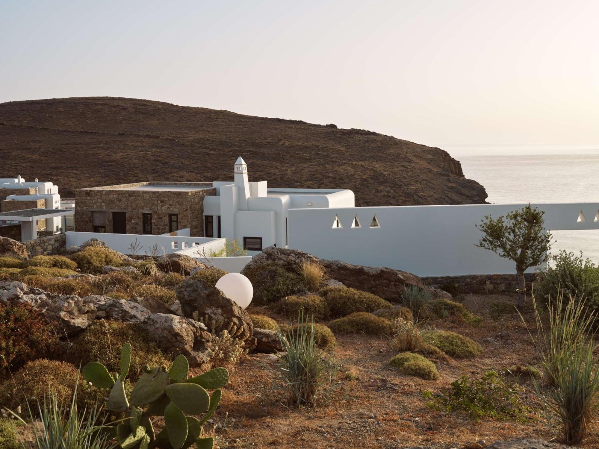 Semeli Coast Mykonos Curio Collection By Hilton Merchia Beach Exterior foto