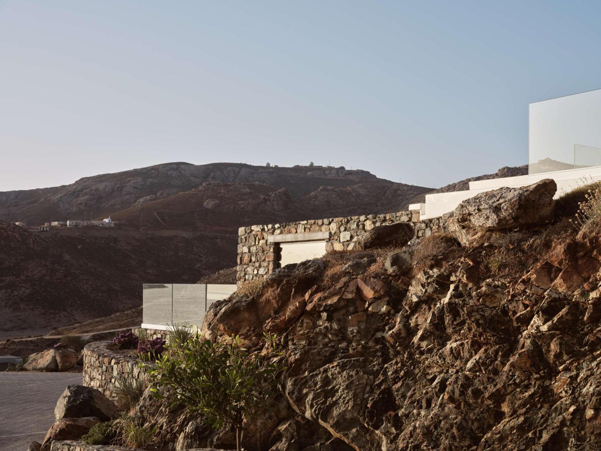 Semeli Coast Mykonos Curio Collection By Hilton Merchia Beach Exterior foto