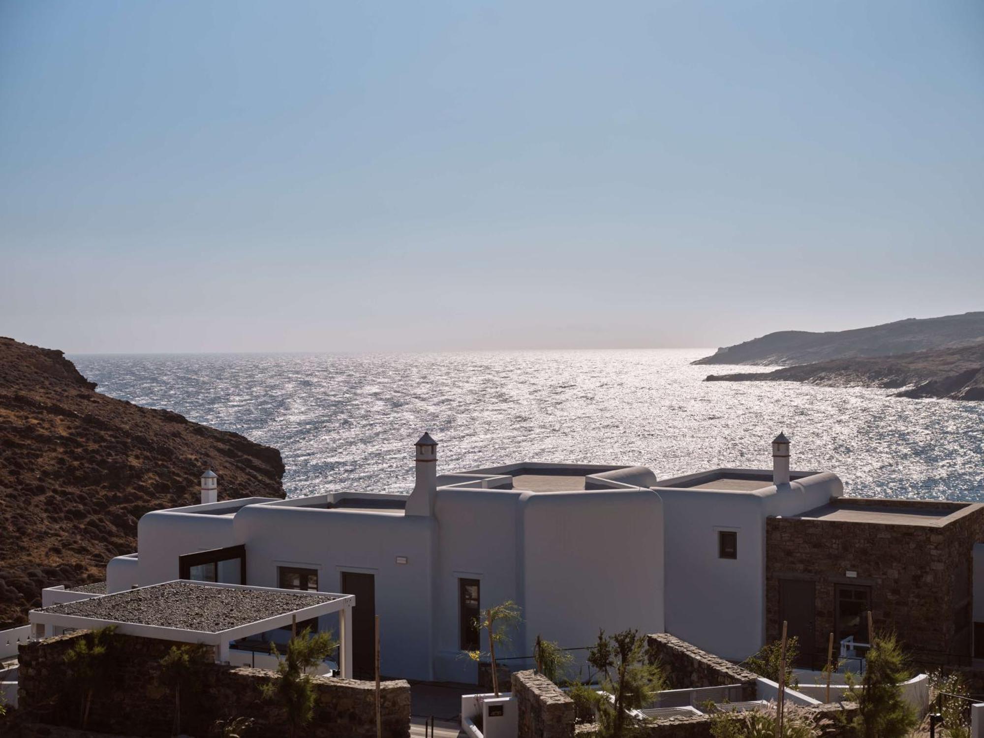 Semeli Coast Mykonos Curio Collection By Hilton Merchia Beach Exterior foto