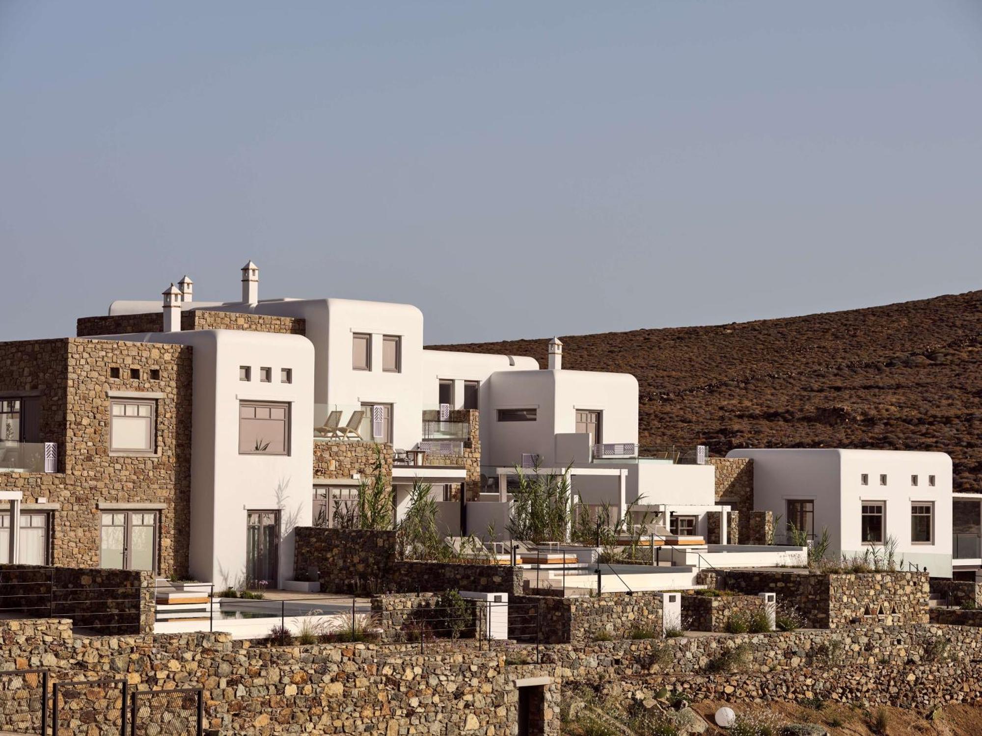 Semeli Coast Mykonos Curio Collection By Hilton Merchia Beach Exterior foto