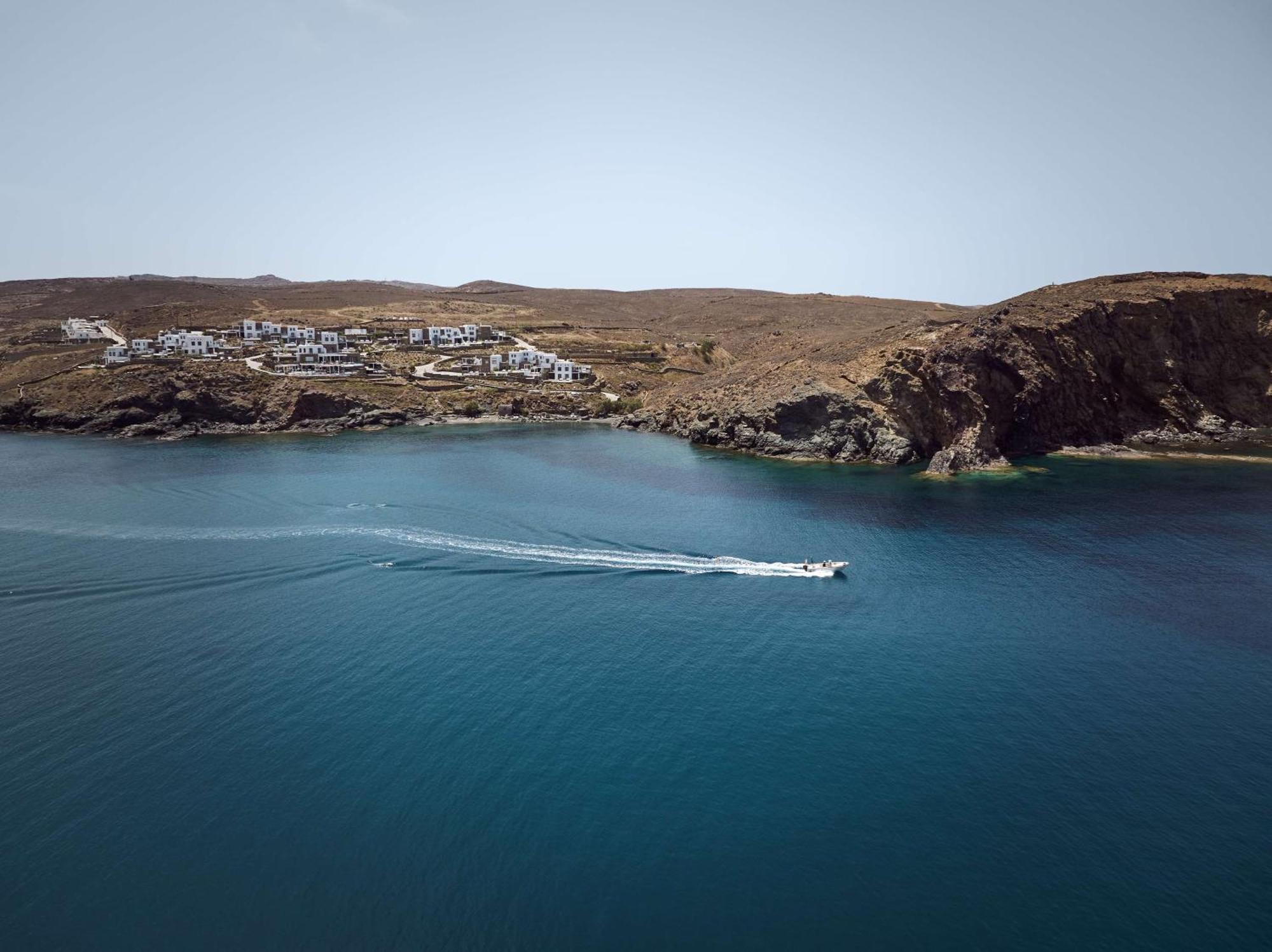 Semeli Coast Mykonos Curio Collection By Hilton Merchia Beach Exterior foto