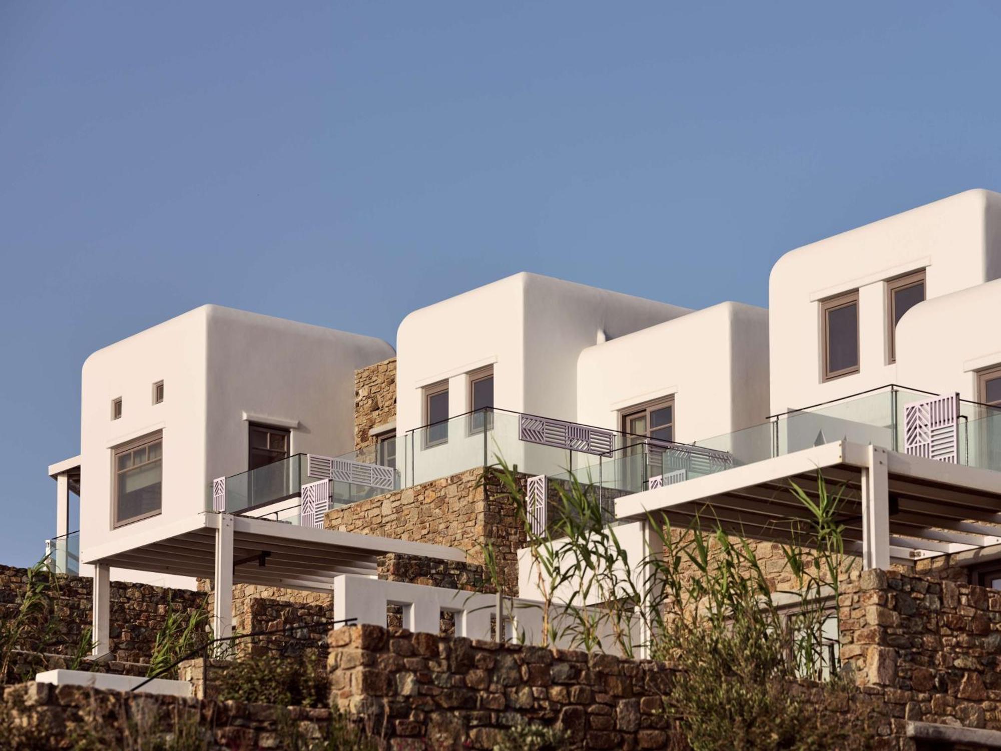 Semeli Coast Mykonos Curio Collection By Hilton Merchia Beach Exterior foto