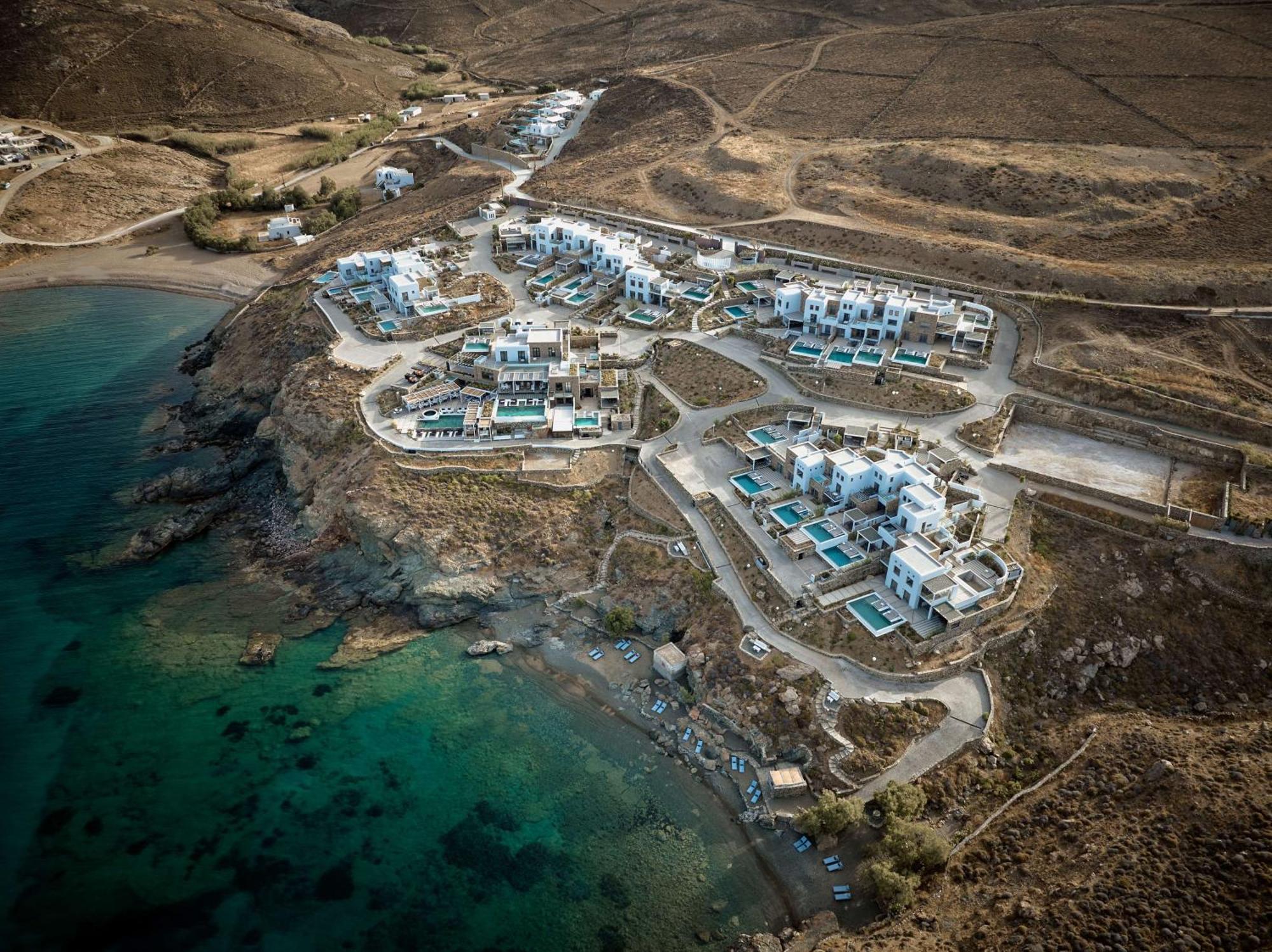 Semeli Coast Mykonos Curio Collection By Hilton Merchia Beach Exterior foto
