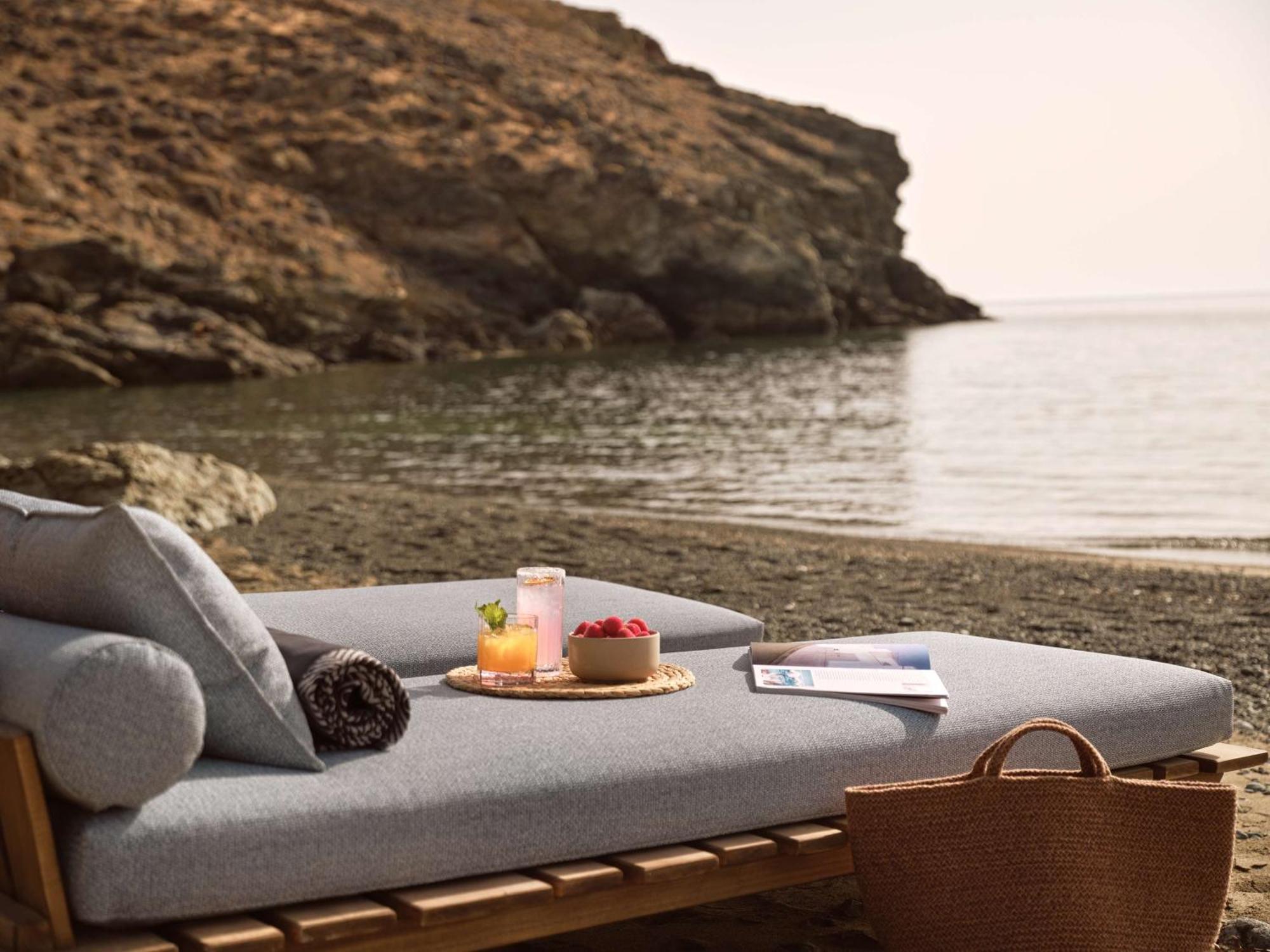 Semeli Coast Mykonos Curio Collection By Hilton Merchia Beach Exterior foto