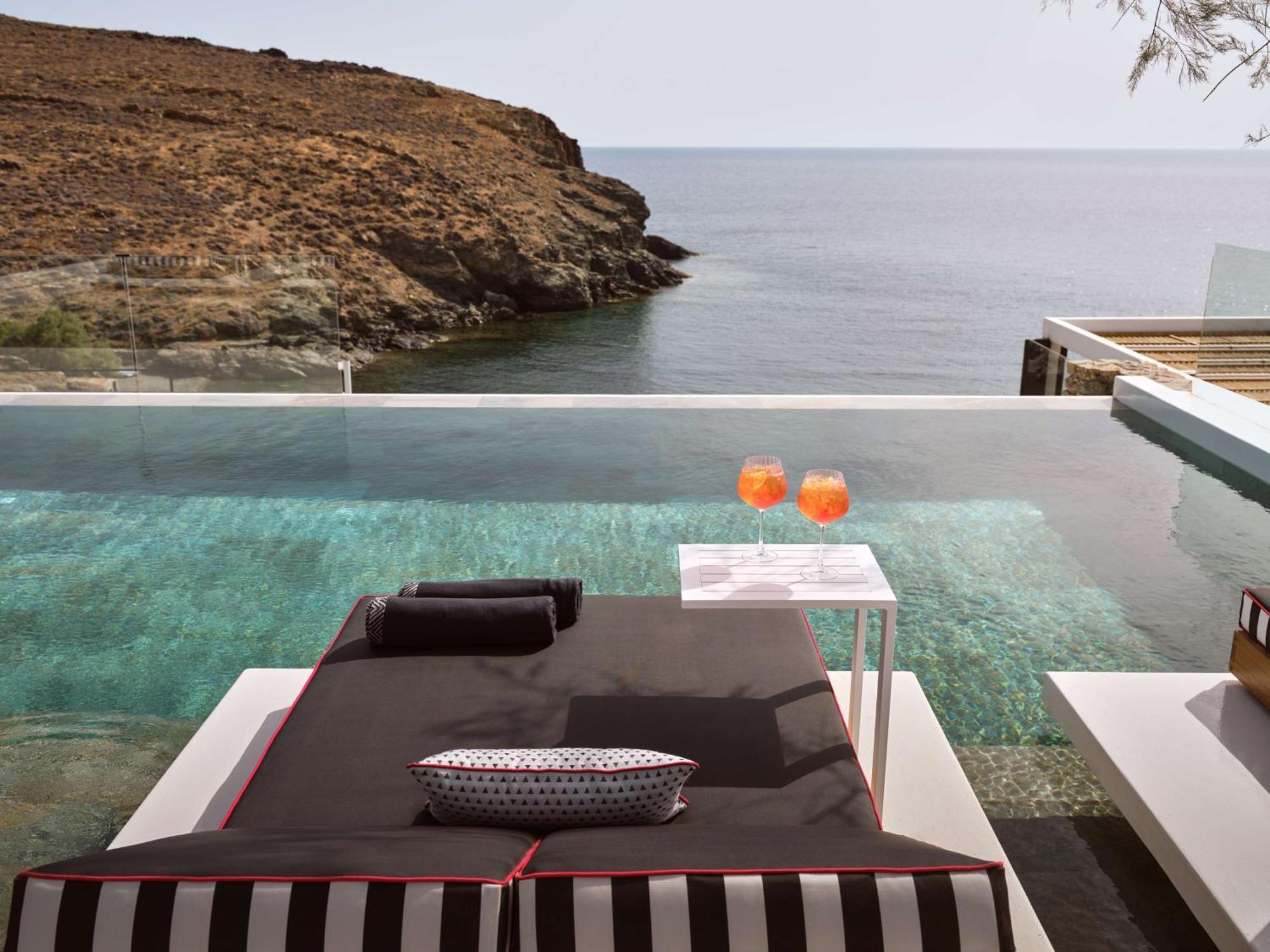 Semeli Coast Mykonos Curio Collection By Hilton Merchia Beach Exterior foto