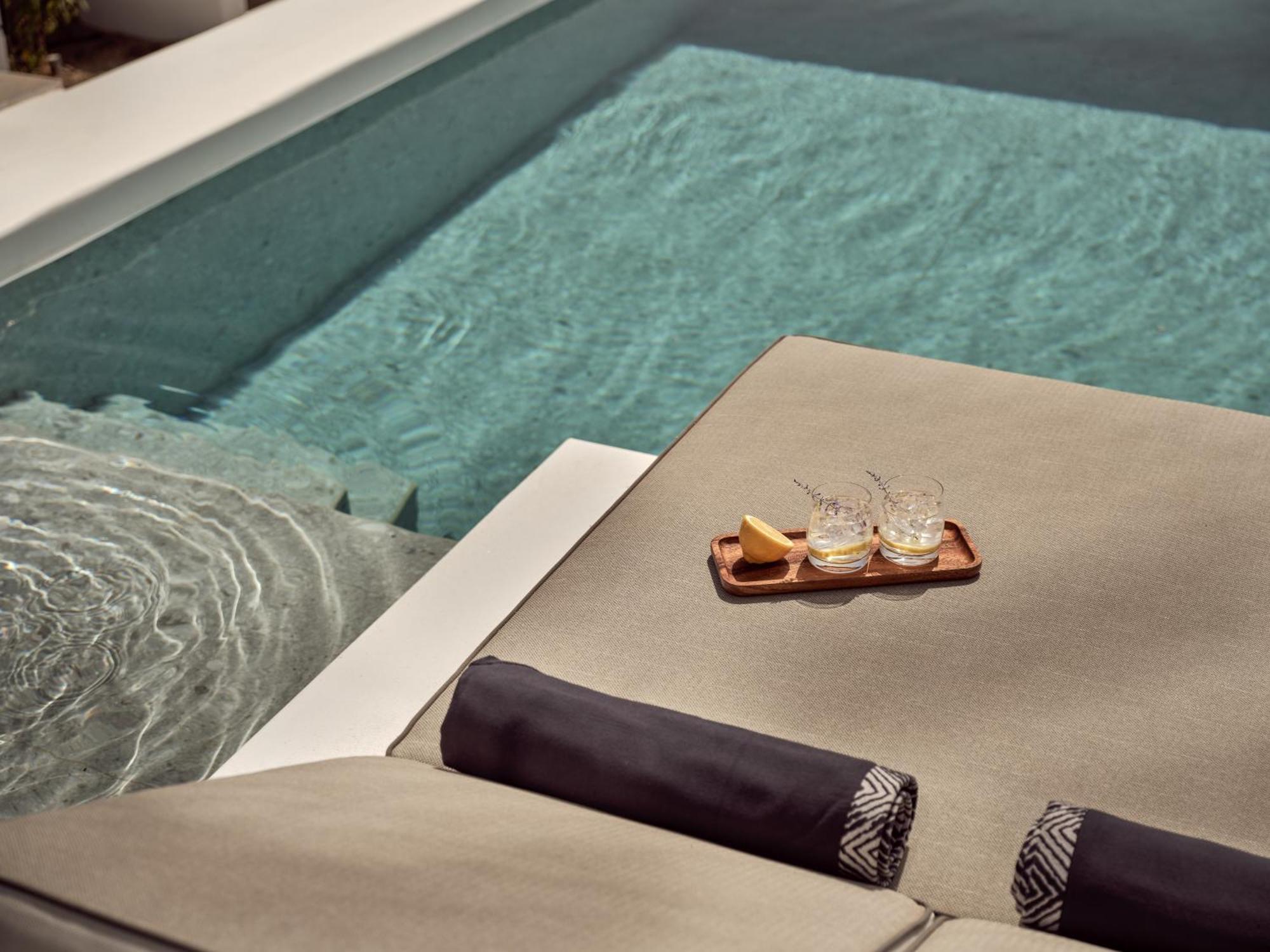 Semeli Coast Mykonos Curio Collection By Hilton Merchia Beach Exterior foto