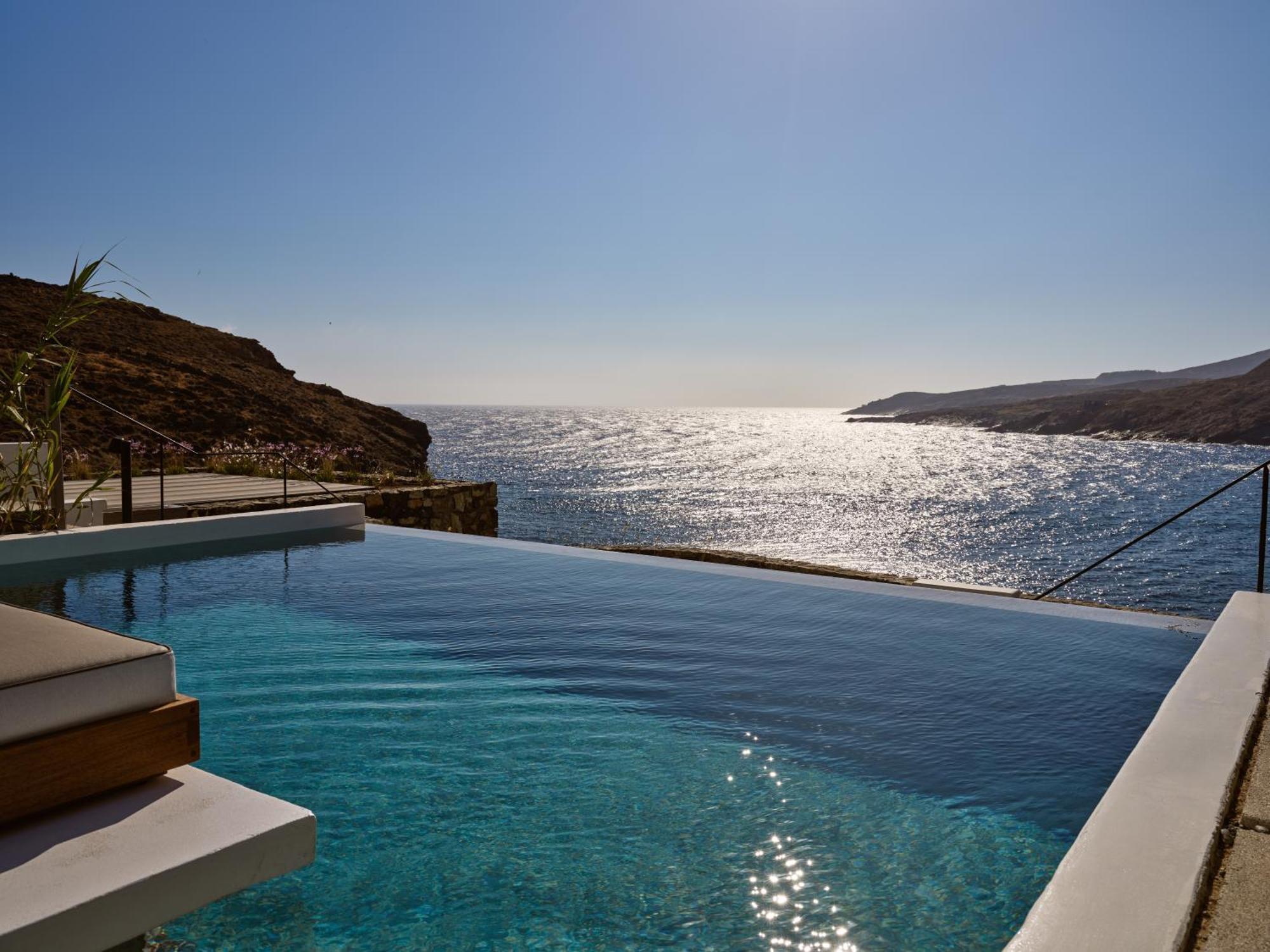 Semeli Coast Mykonos Curio Collection By Hilton Merchia Beach Exterior foto