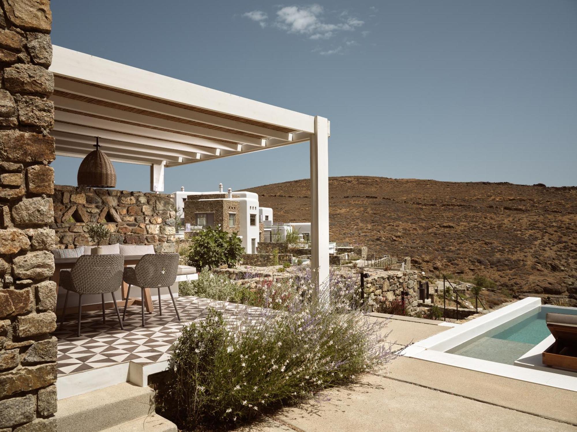Semeli Coast Mykonos Curio Collection By Hilton Merchia Beach Exterior foto
