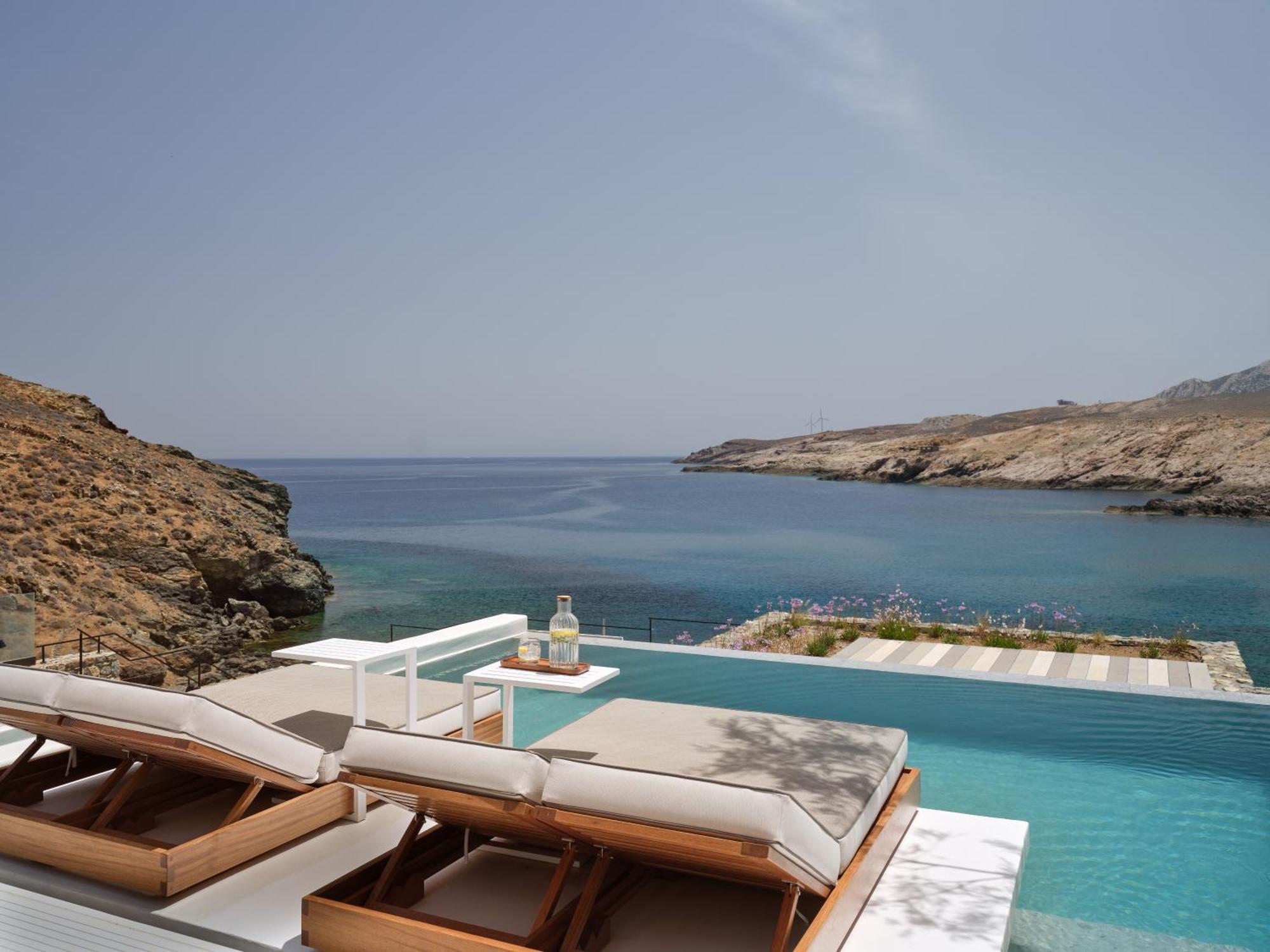Semeli Coast Mykonos Curio Collection By Hilton Merchia Beach Exterior foto