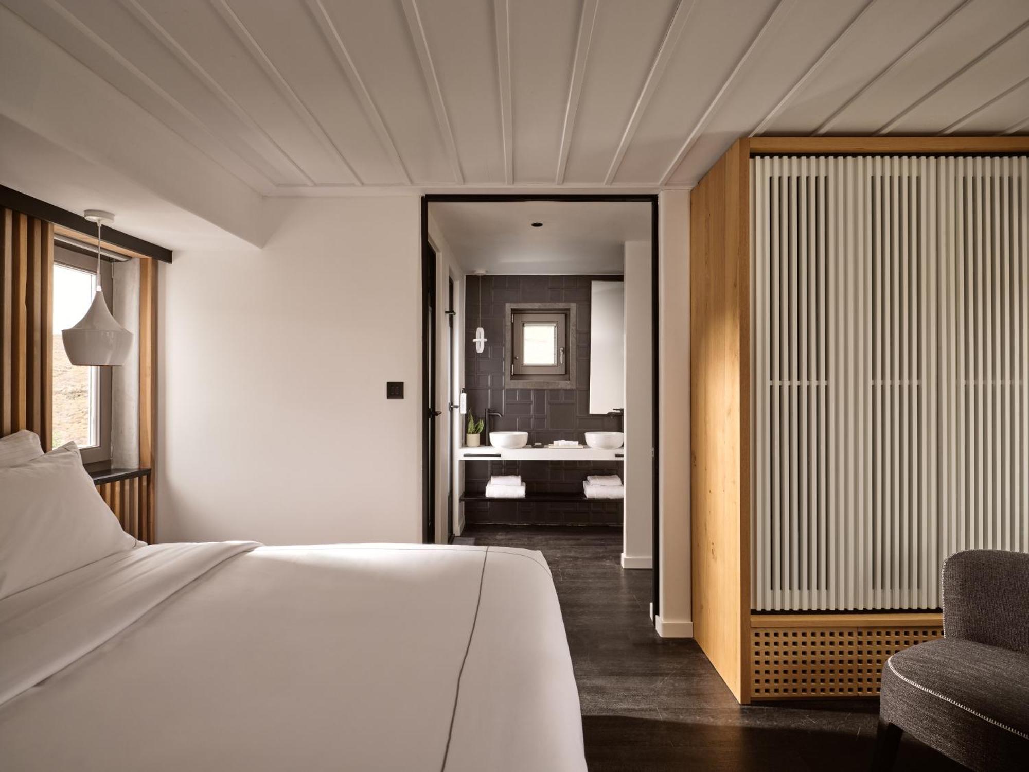 Semeli Coast Mykonos Curio Collection By Hilton Merchia Beach Exterior foto