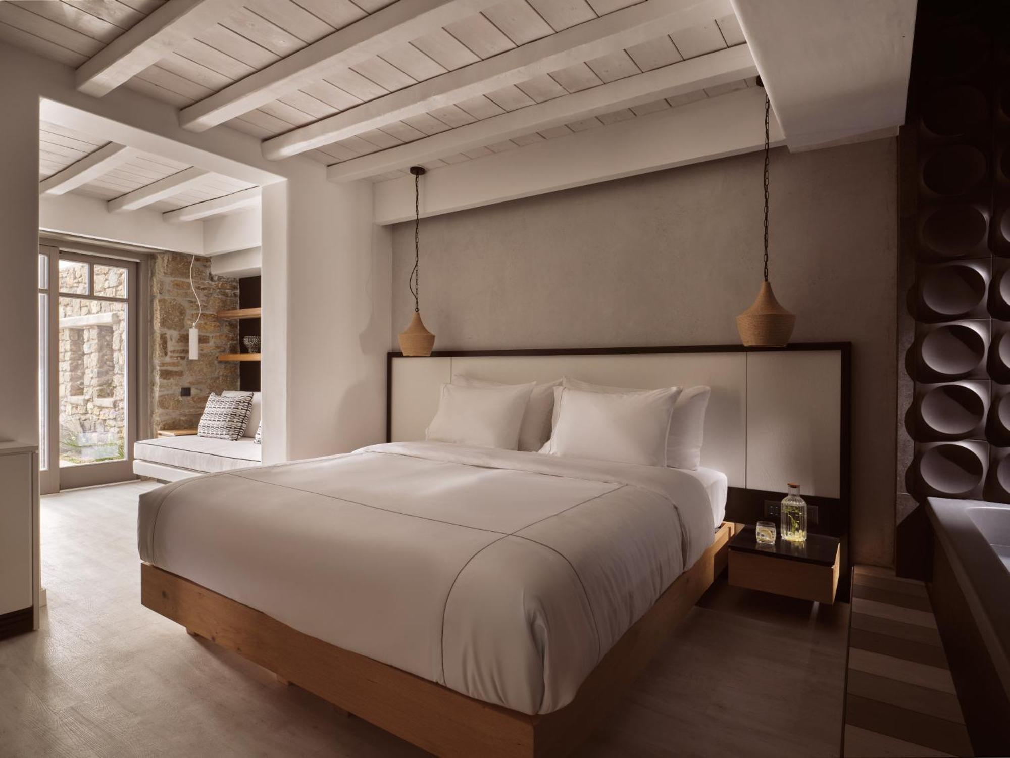Semeli Coast Mykonos Curio Collection By Hilton Merchia Beach Exterior foto
