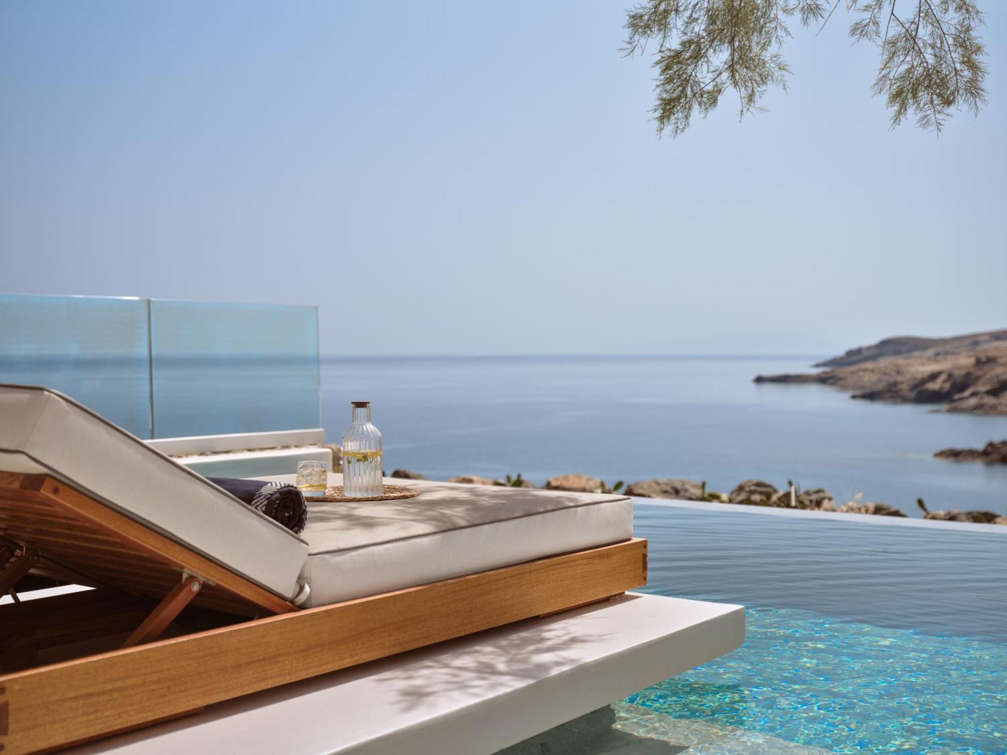 Semeli Coast Mykonos Curio Collection By Hilton Merchia Beach Exterior foto