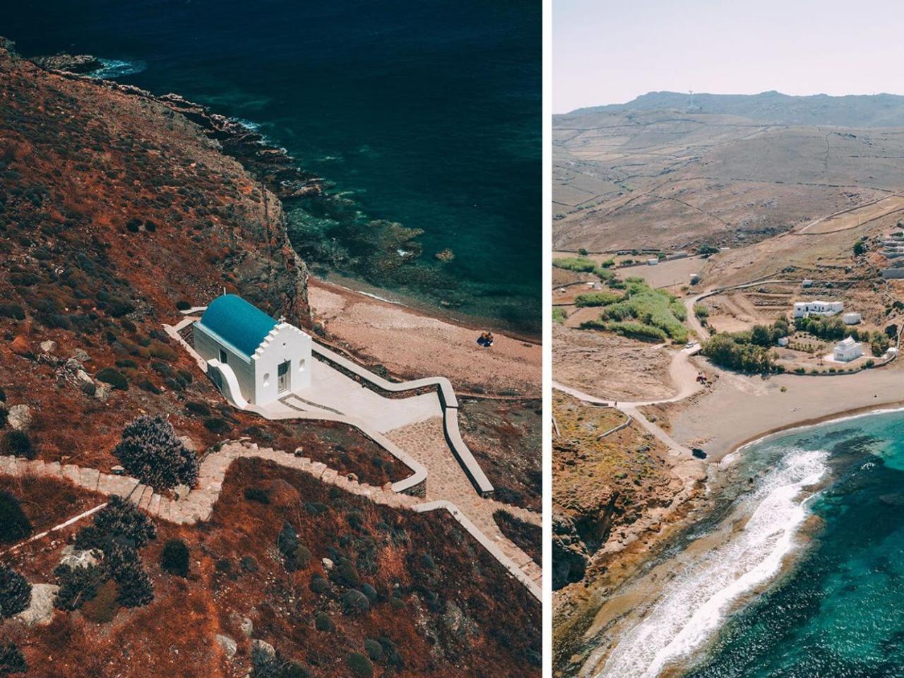 Semeli Coast Mykonos Curio Collection By Hilton Merchia Beach Exterior foto