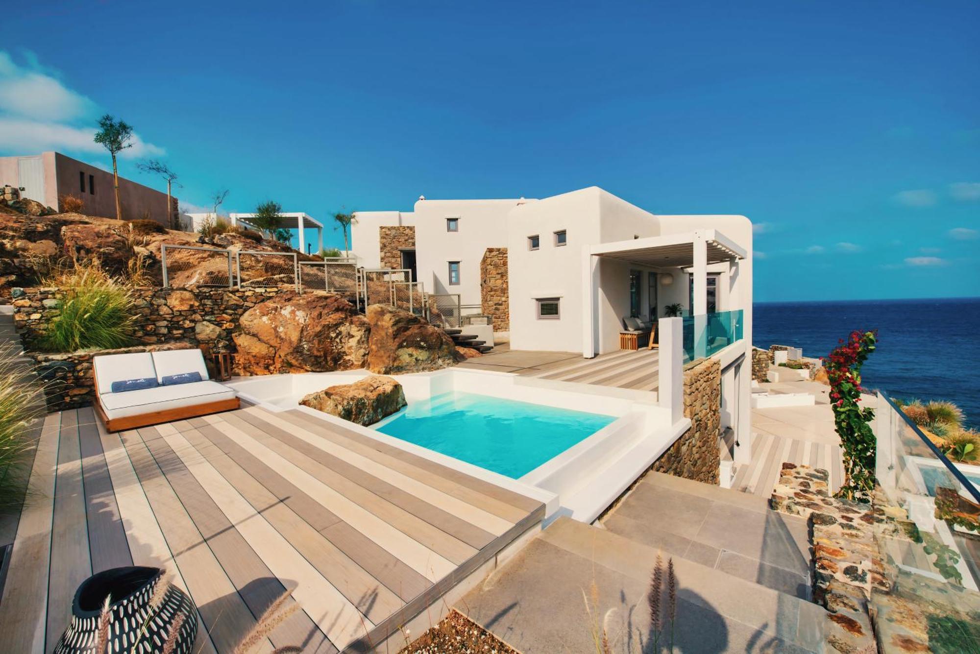 Semeli Coast Mykonos Curio Collection By Hilton Merchia Beach Exterior foto